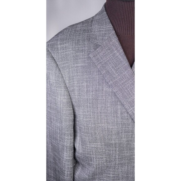 Oak Hill Cotton Blazer Mens 2XL (50R 52R) Sports Coat Jacket Blazer Gray - Picture 5 of 14